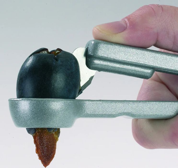 Уред за вадене на костилки от сливи

Материал: неръждаема стомана

Про