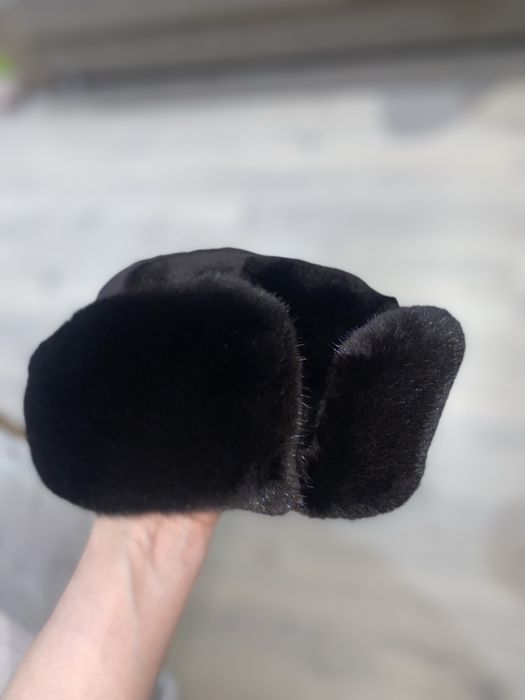 Шапка норковая ушанка