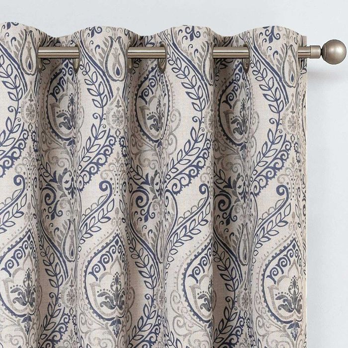 TOPICK Комплект от 2 непрозрачни завеси, 130 х 175 см