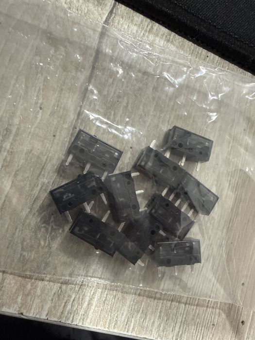 бесшумные переключательи для мыши huano kailh omron