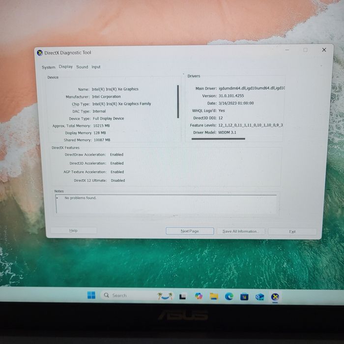 Laptop Asus VivoBook I5 Gen 11 SSD 512GB