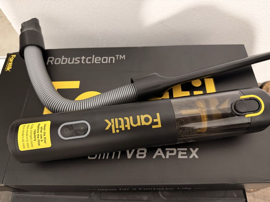 Fanttik Slim V8 Apex – Aspirator auto fără fir 19.000 Pa | 4-în-1