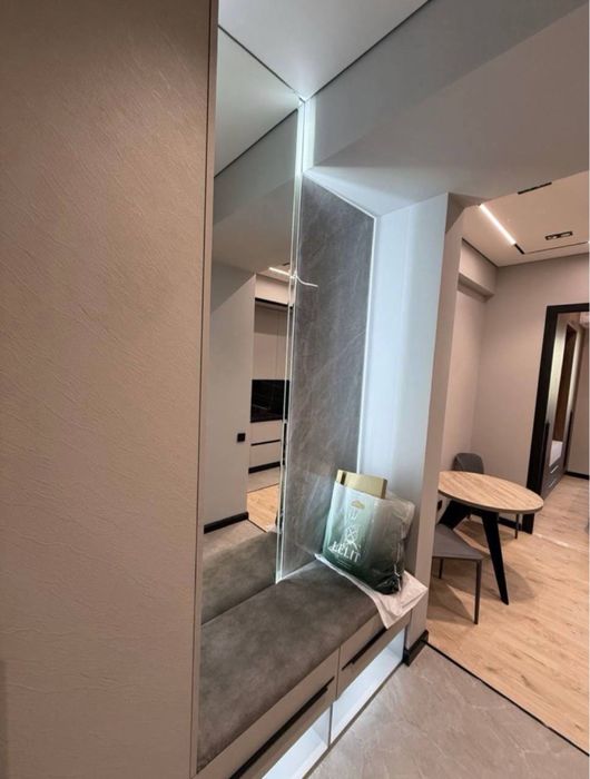 Новостройка NRG U-Tower 1 комнатная 8 этаж, 35м2. Евроремонт. Новая