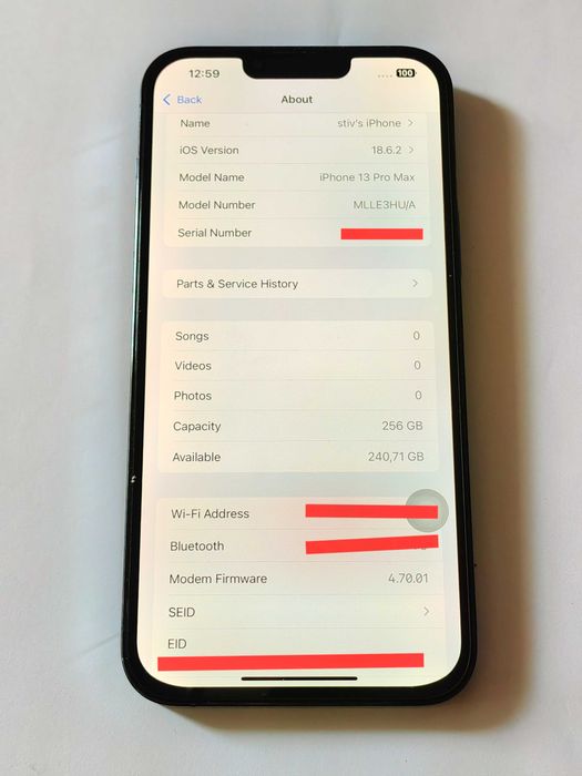 IPhone 13 Pro Max, 256 gb, 5G