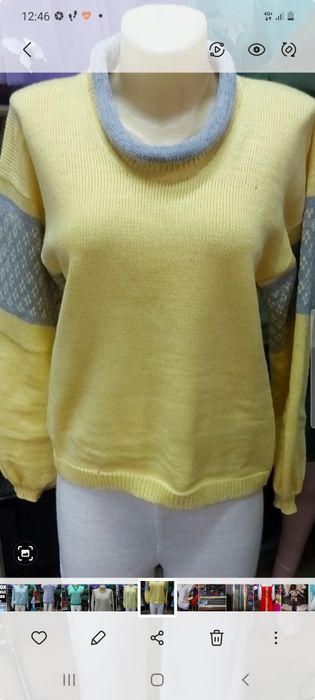 Свитшоты и безрукавки вязанные