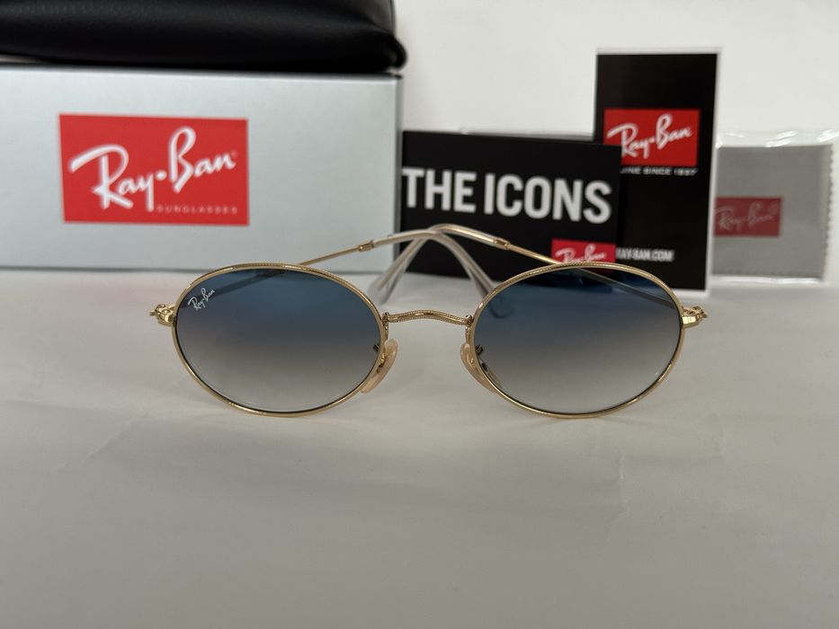 Ochelari de soare RAY BAN 3547 Oval Noi