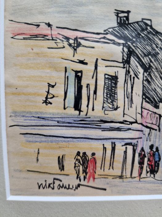 Рисунка от известния български художник Никола Танев