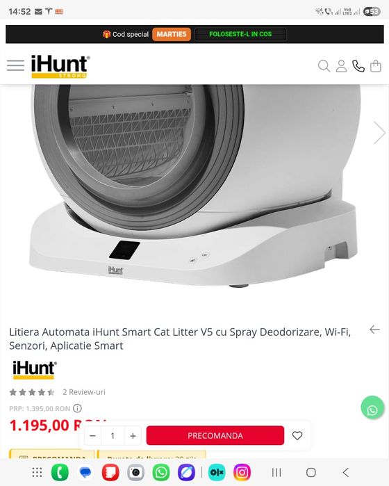 Litiera Automata Ihunt v5