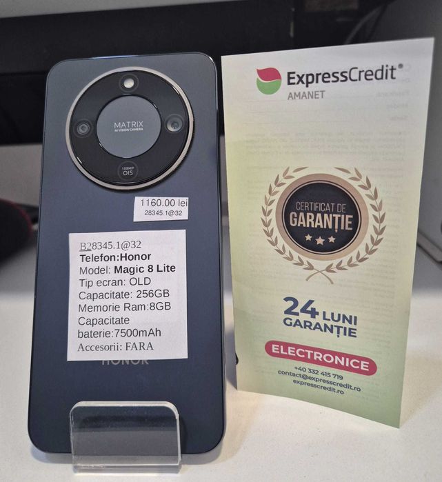 Telefon Honor Magic 8 Lite (AG32 B28345.1) 2 ANI GARANTIE!