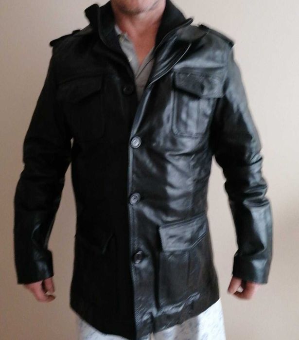 Geaca  din piele de bivol barbateasca