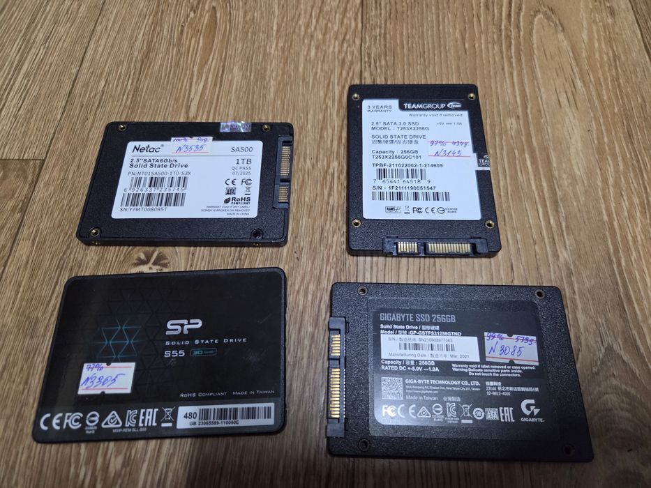Ssd 256гб, 480Гб, 1Тб 2,5