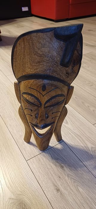 Vand Masca Decorativa din Lemn stil Bali