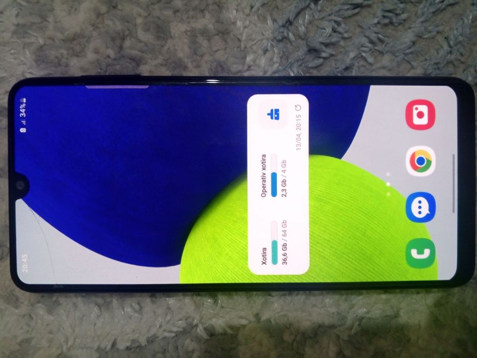 Samsung galaxy a22 4ga 64 xotira