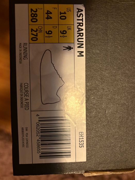 Adidas Astrarun Neutral ,mar 42 ,Originali made Indonesia ,27 cm