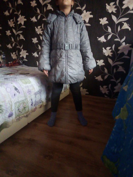 Зимно яке за момиче 6-7 г