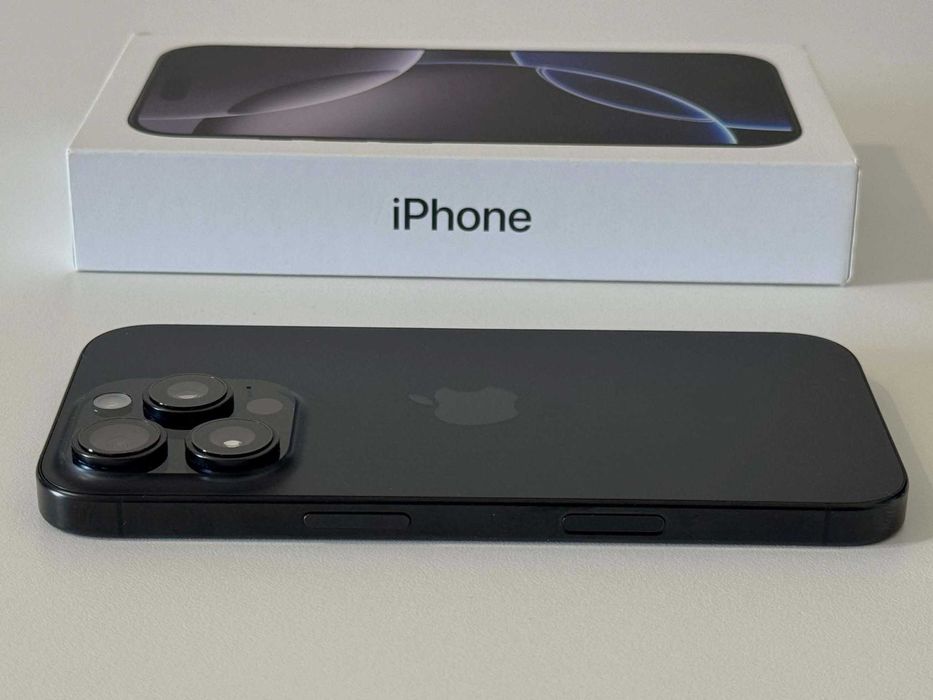 Бартер! Като НОВ! 92% Батерия! iPhone 16 Pro Black Titanium (Черен)