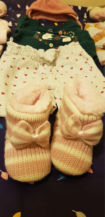 Lot haine groase fetita nr.74-80