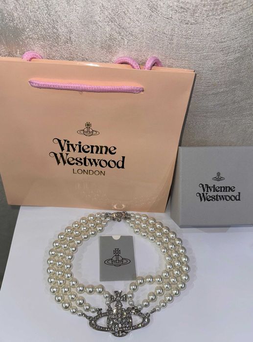 Colier Perle Vivienne Westwood Diamante Swarovski