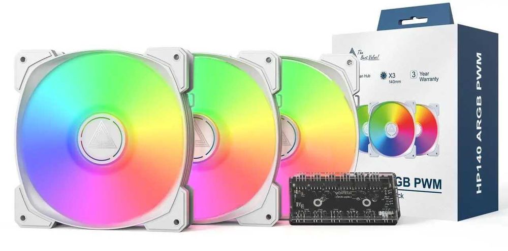 Кулер для кейса MONTECH AX 140 PWM 140х140х25 мм