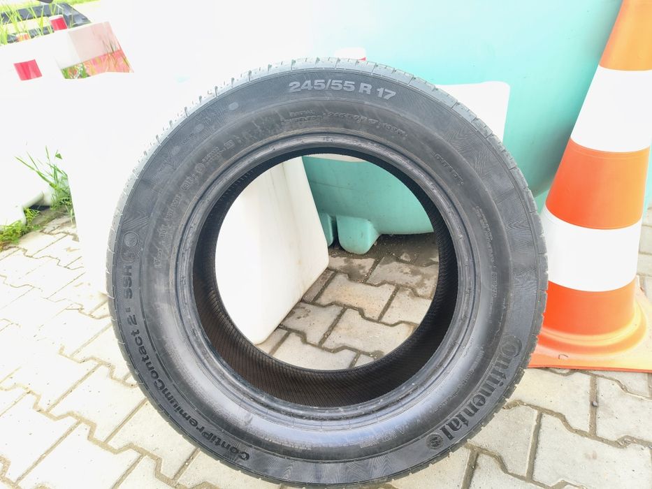 Vând set 4 anvelope Continetal vara 245/55/17,