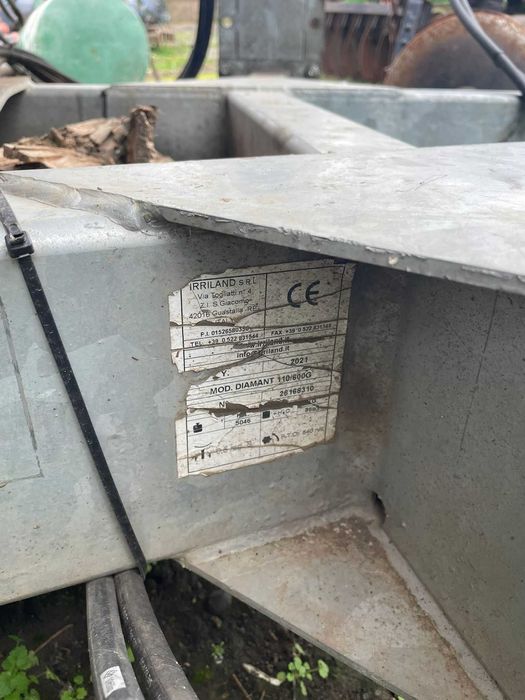 Tambur de irigat IRRILAND 110/600 si IRTEC 110/400