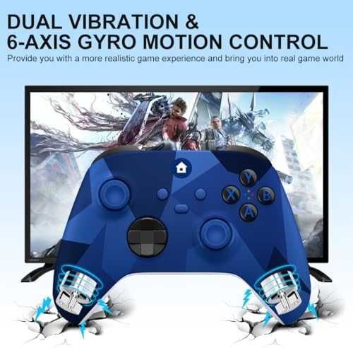 SWCTIM безжичен Xbox контролер Camo Blue