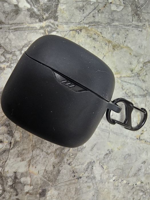Husa de protectie pentru casti JBL Tune Flex 3, neagra, din silicon,  antisoc