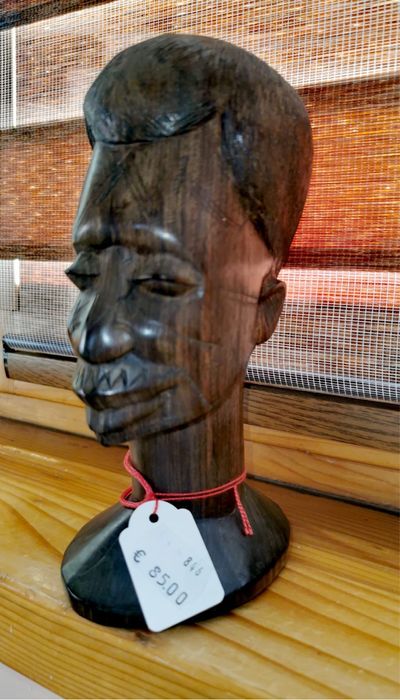 Фигура дървена глава африканска скулптура етно изкуство Кения Банту