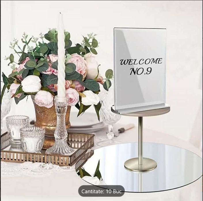 Oglinzi Acrilice 30 cm pentru Nuntă, Petreceri & Decor Autocolante!