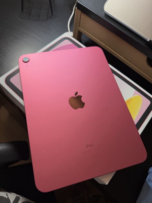 Ipad (10th Generation) 2022, 64 GB, Roz+ Stylus Apple Pencil USB-C, Alb+ Husa