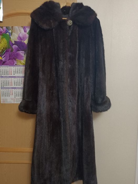 Шуба норковая  длинная