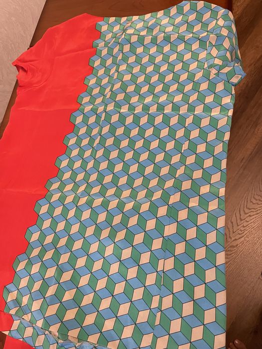 Туника шелковая с поясом