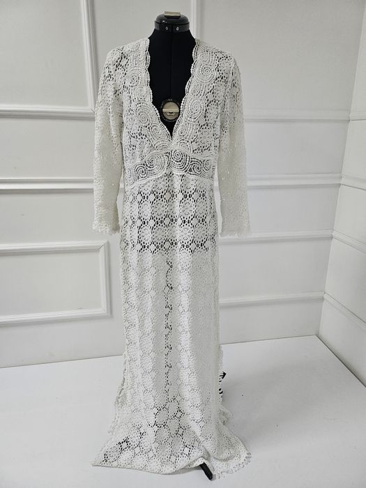 Прекрасна лятна макраме рокля, размер L-XL