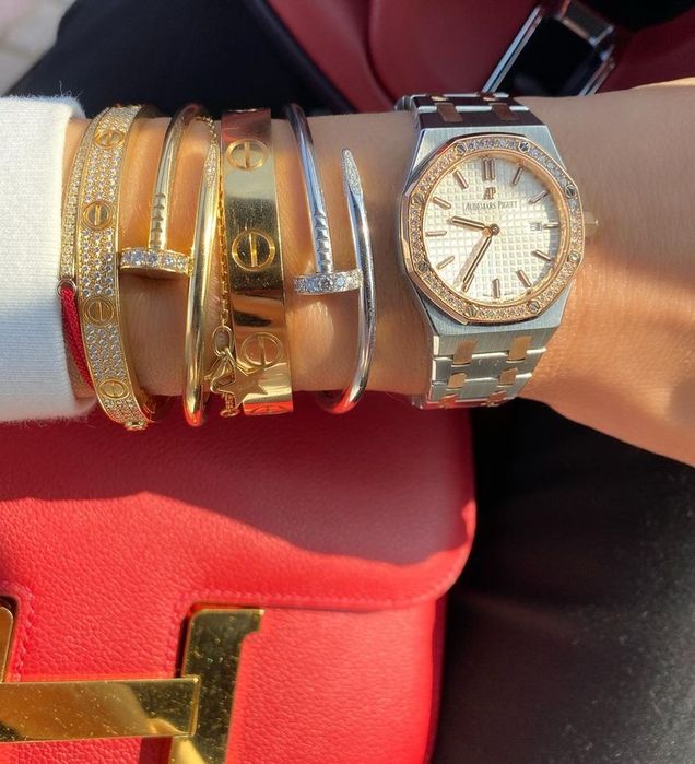 ap royal oak roze 33,mm lady