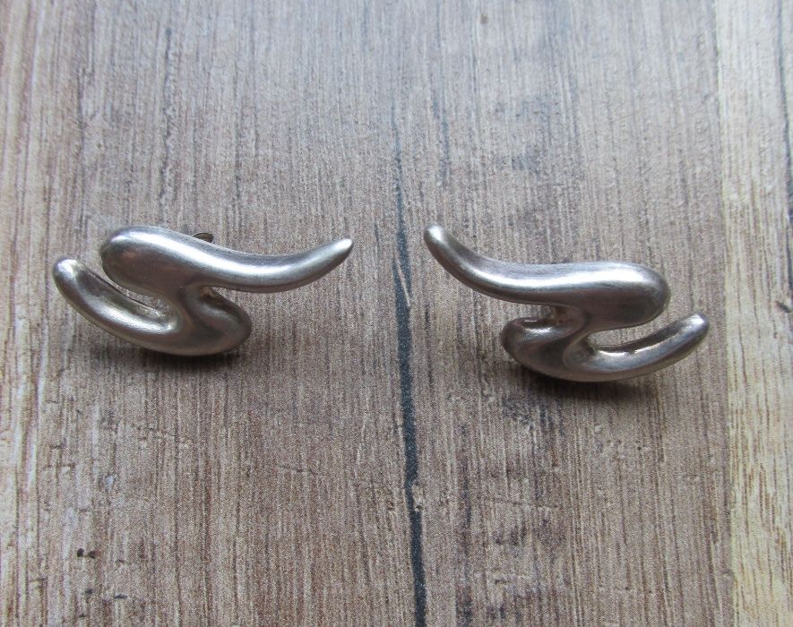 дамско сребърно колие с обеци