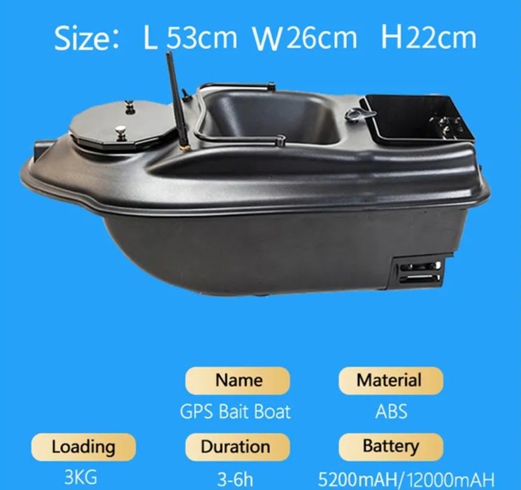 Лодка за захранка-40 точки GPS KAТАМАРАН BOATMAN  бонус сак,зарядно 12