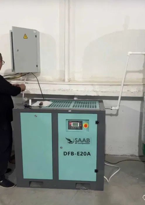 Винтовой воздушный компрессор DFB10A/10bar SAAB air kompressor