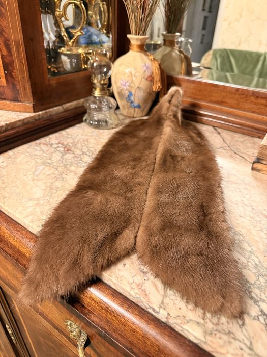 Guler blana de vizon caramel