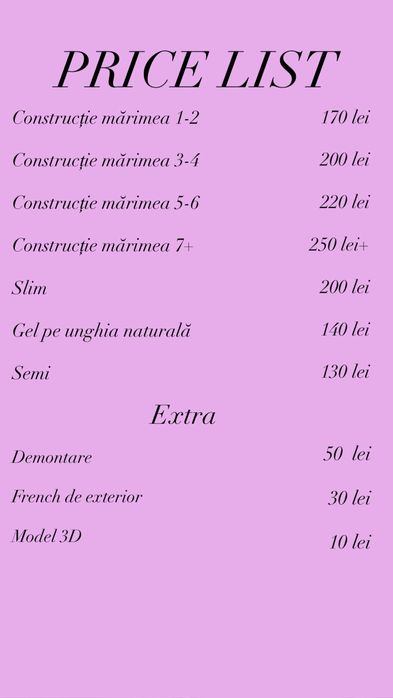 Unghii Cu Gel / Unghii false / Full Tips