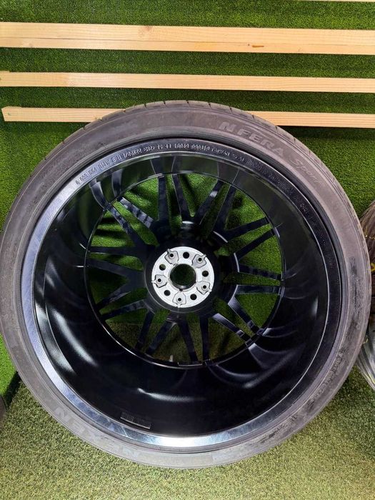 Set jante + cauciucuri BMW X5M F95 X6M F96 R21 fata R22 spate DOT 2025