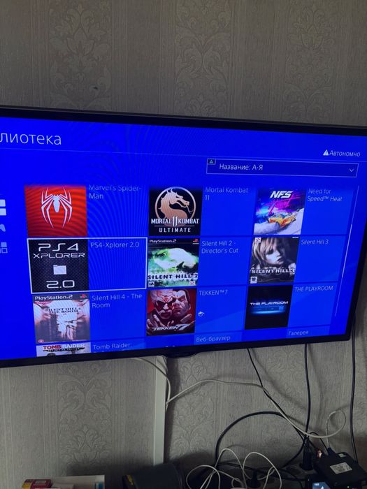 Playstation 4 slim. Прошитая версия