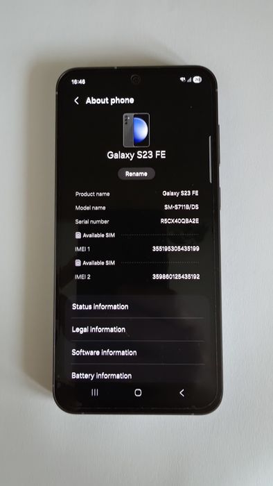 Samsung Galaxy S23 FE – stare impecabilă