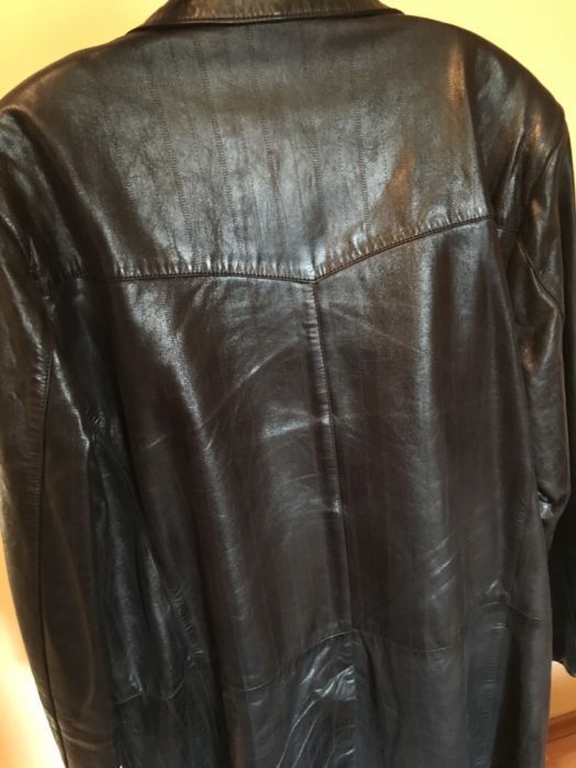 Кожанный плащ пр-во Турция