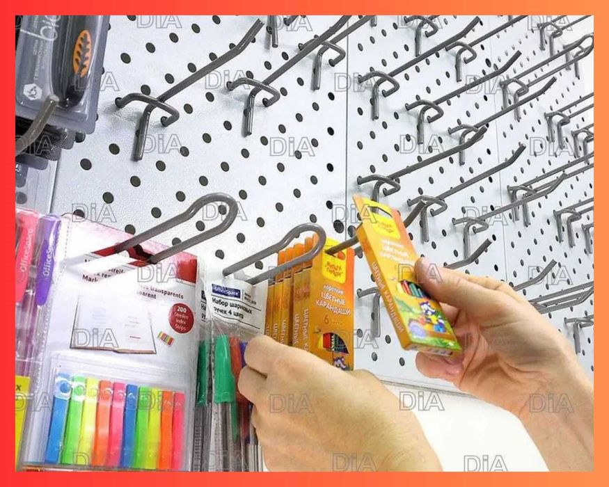 Панель перфорированная, настенная, для магазина и склада tapp