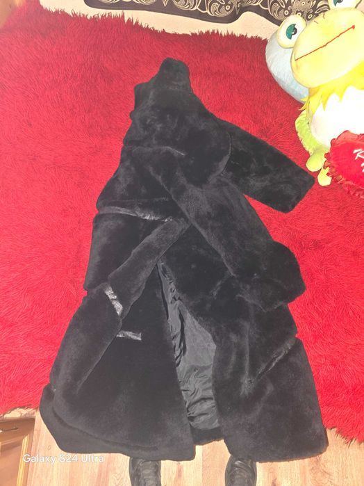 Палто естествен косъм