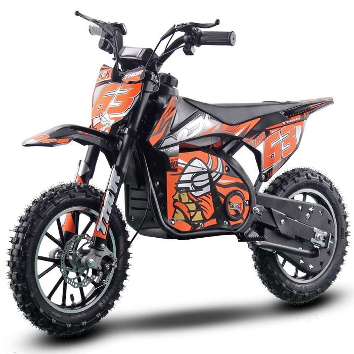 Motocicleta electrica copii NCX Thor Pro 1000W portocaliu/negru