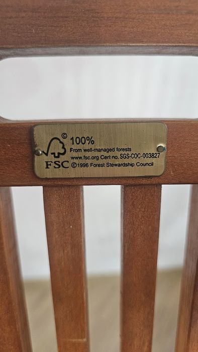 Vand 14 scaune terasa pliabile solide din  lemn tratat exo