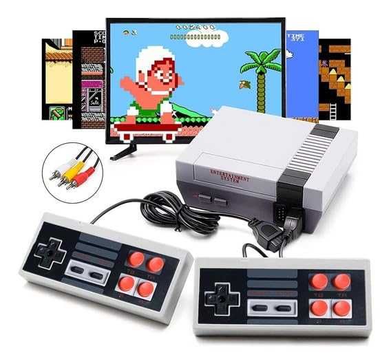 Ретро игрална конзола, 600 игри, Два джойстика