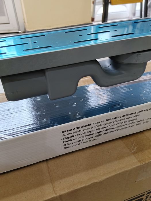 Сифон линеен 80см