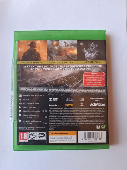 Joc Video Call of Duty WWII Xbox One S